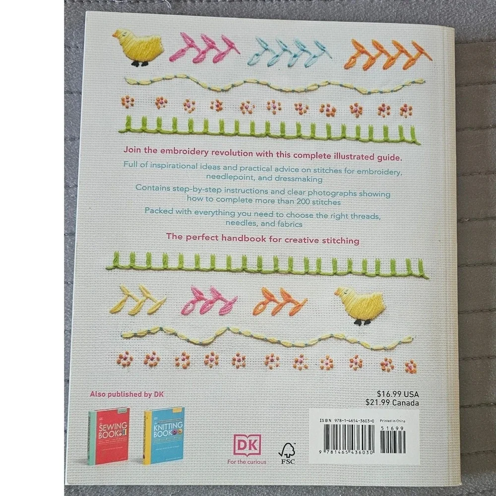 Embroidery A Step-By-Step Guide To More Than 200 Stitches Lucinda Ganderton DK